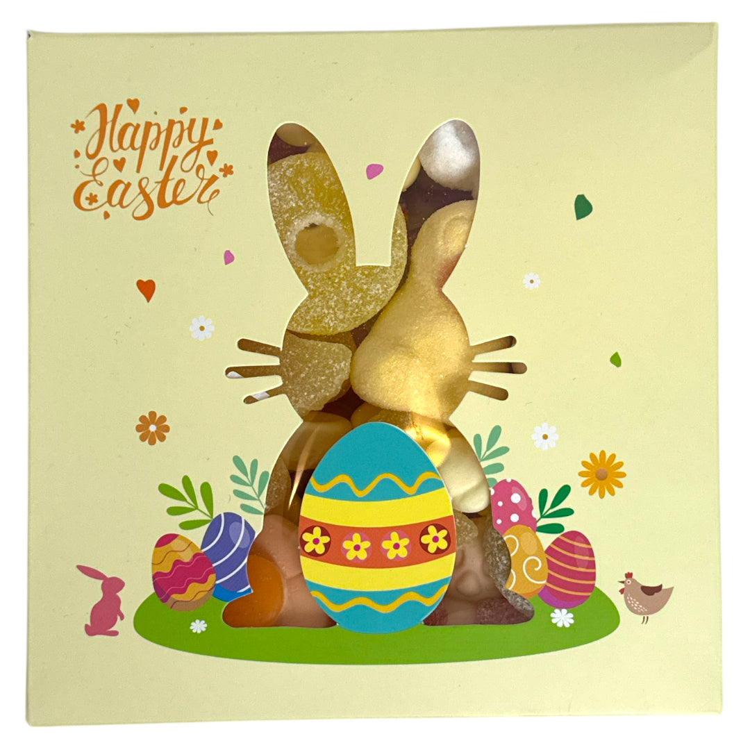 Easter Gift Box filled with Easter themed sweets.