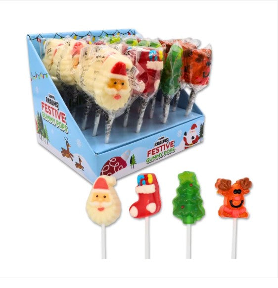 Candy Realms Festive Gummy Pops Choose from 4 Characters