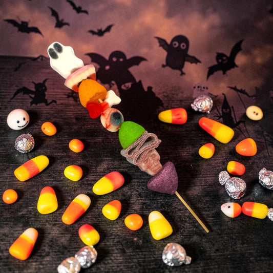 Halloween Ghost Candy Kebab