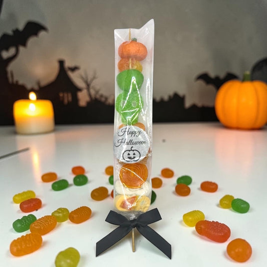Halloween Pumpkin Candy Kebab