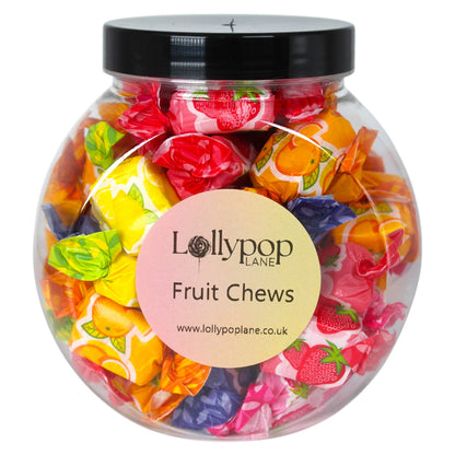 Assorted Fruit Chews Mini Sweet Jar - 350g