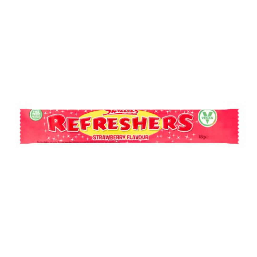 Swizzels Refreshers Strawberry Flavour Chew Bar 18g