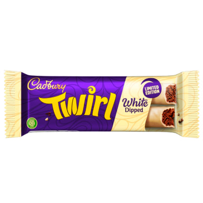 Cadbury Twirl White Dipped Limited Edition Chocolate Bar 43g