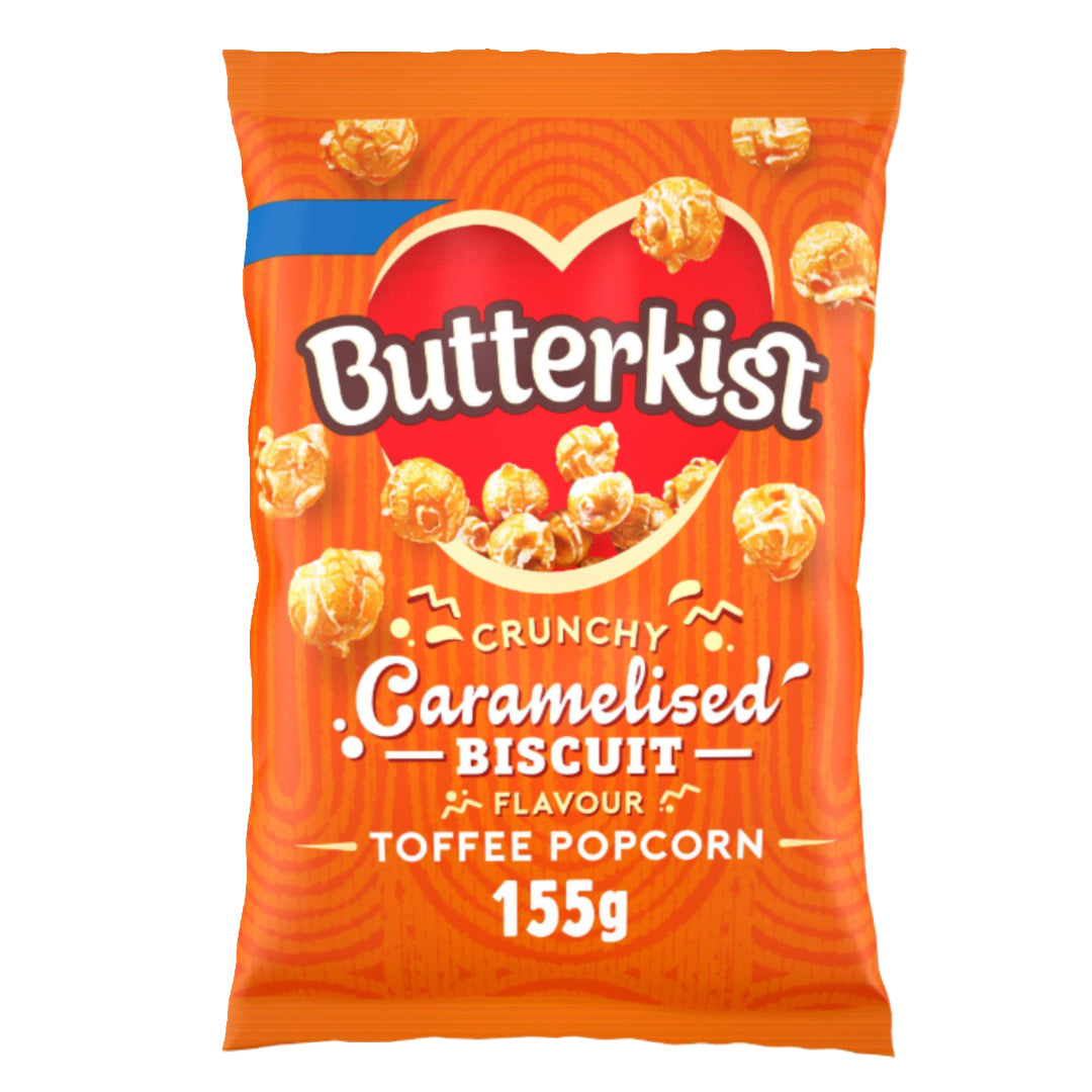 Butterkist Caramelised Biscuit Toffee Popcorn 155g
