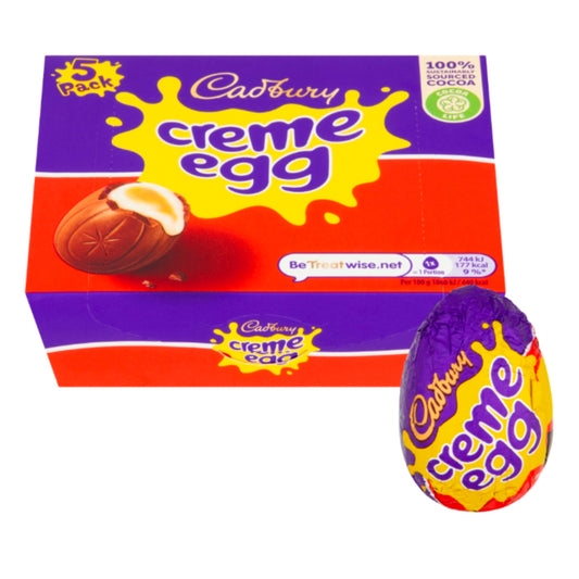 Cadbury Creme Egg 5 Pack Chocolate Box 200g