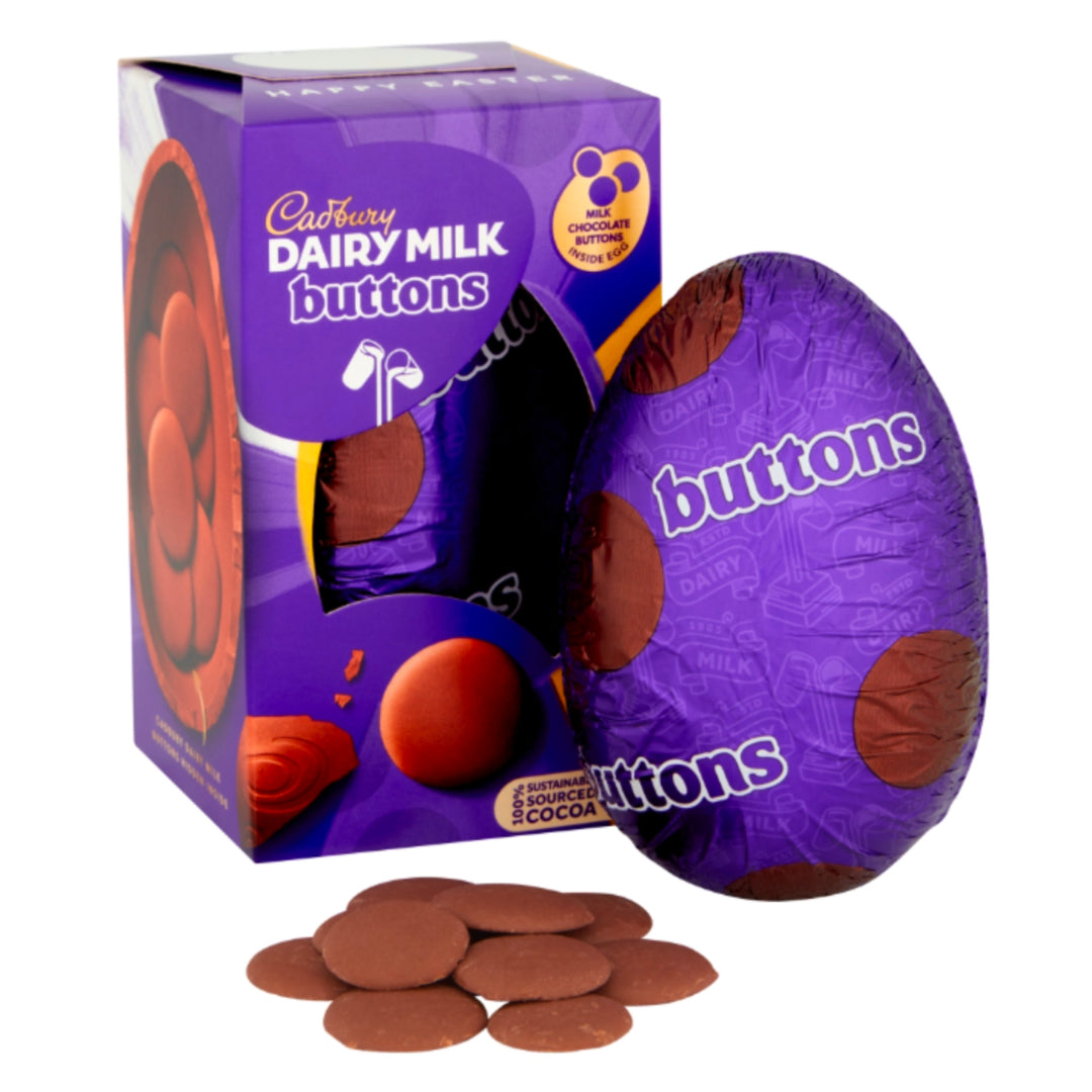 Cadbury Dairy Milk Giant Buttons Chocolate Easter Egg 96g