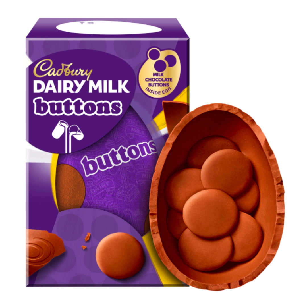 Cadbury Dairy Milk Giant Buttons Chocolate Easter Egg 96g