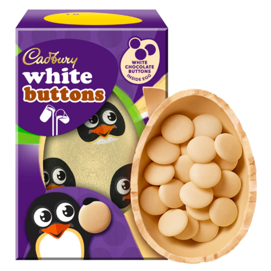 Cadbury White Buttons Egg 98g