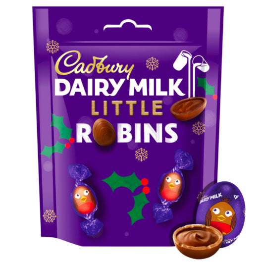 Cadbury Dairy Milk Christmas Little Robins Chocolate Bag 77g