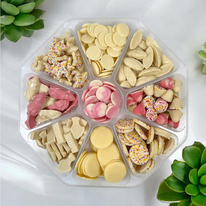 Cadbury, Nestle & Hannah's White Chocolate Platter