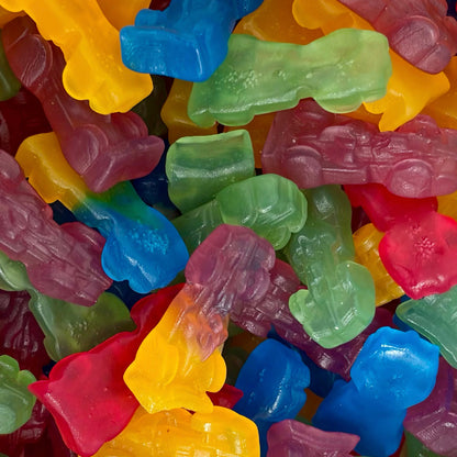CandyCrave Vegan Race Cars close up