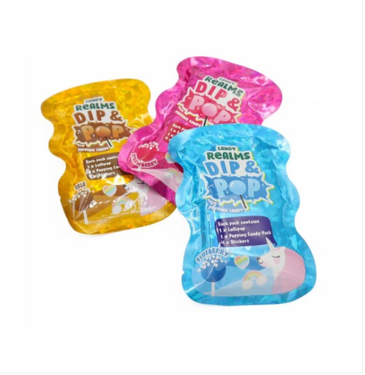 Candy Realms Unicorn Dip N Pop 16g