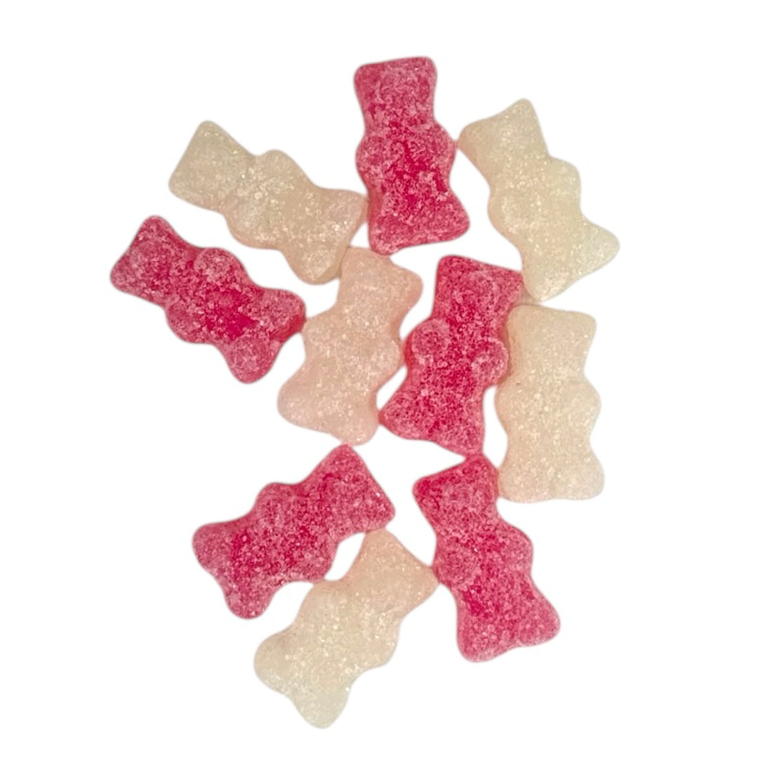 Candycrave Vegan Pink and White Sugared Bears
