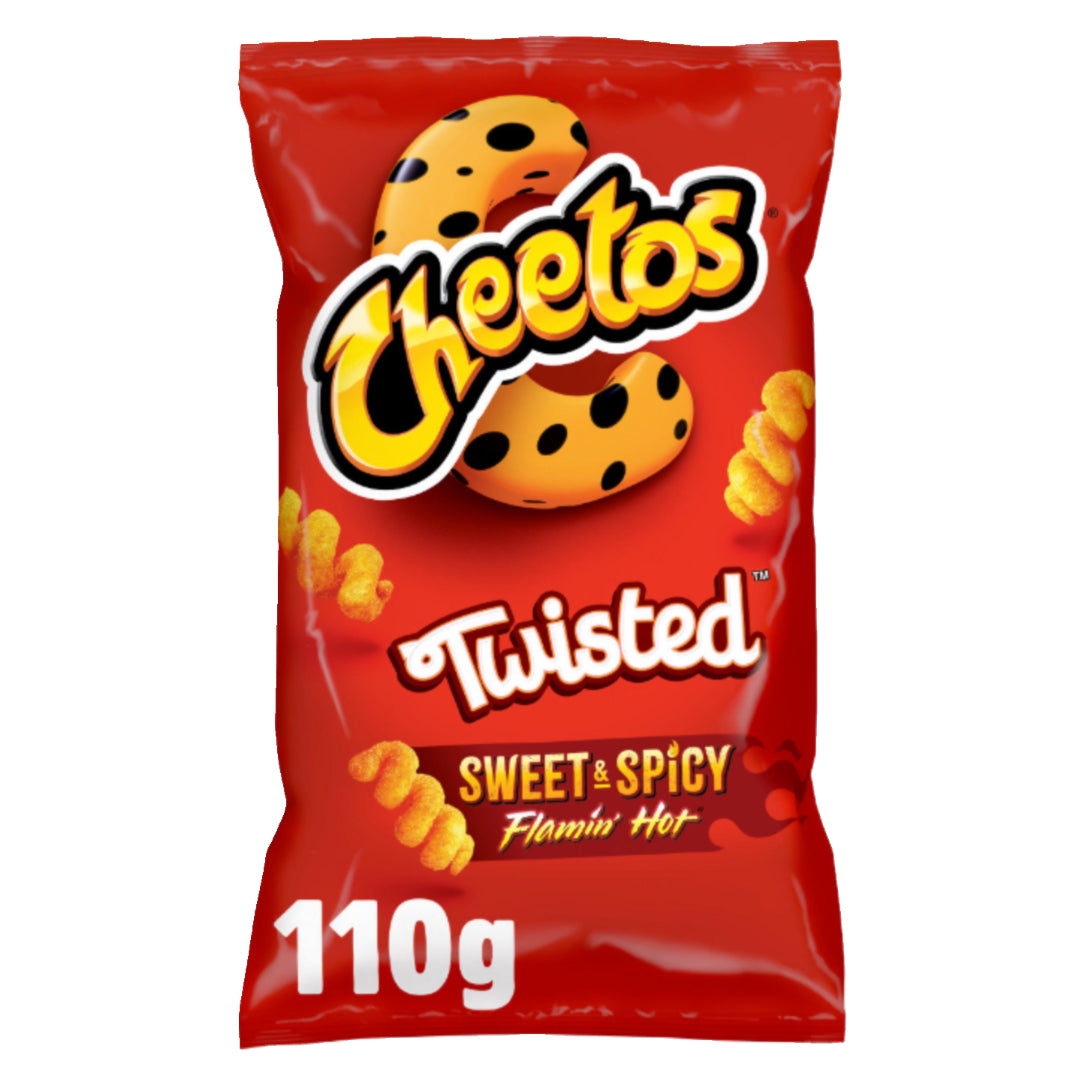 Cheetos Twisted Sweet & Spicy Sharing Bag Crisps 110g
