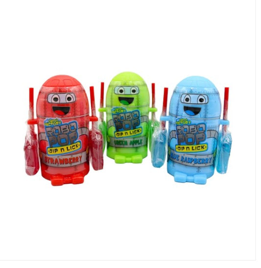 Crazy Candy Factory Robo Pop Dip N Lick 40g