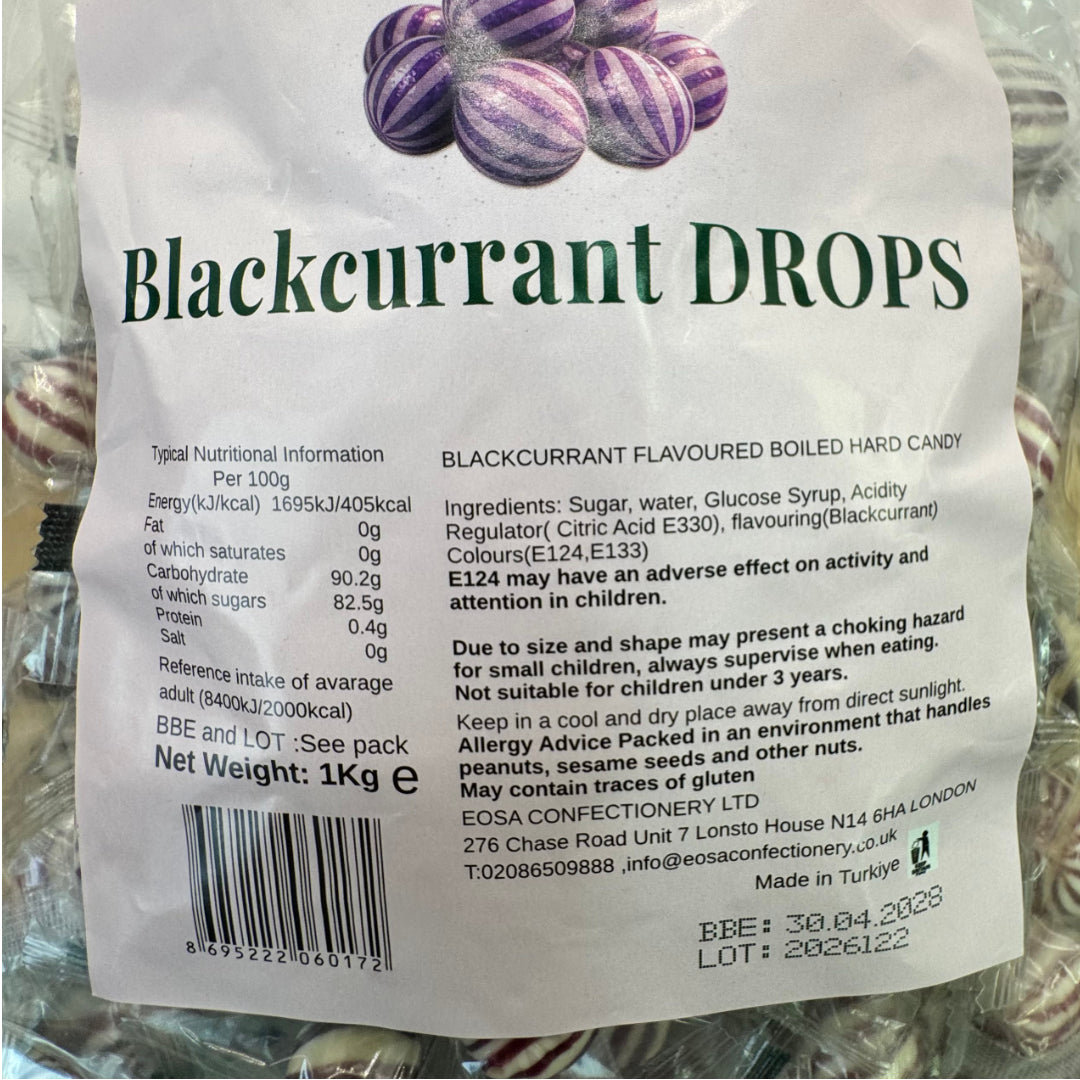 EOSA Blackcurrant Drops