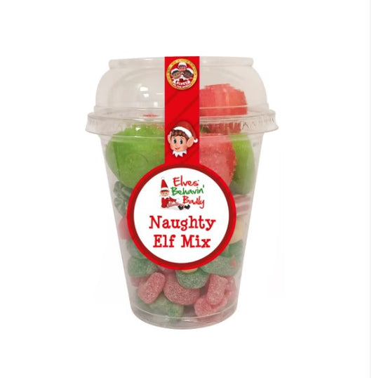 Elves Behavin' Badly Naughty Elf Mix Candy Cup 210g