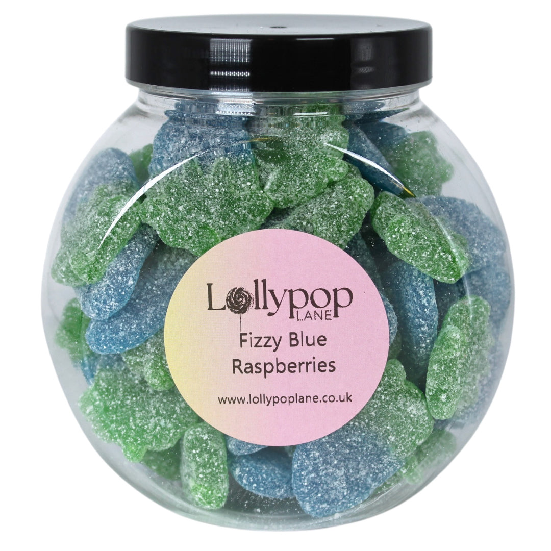 Fizzy Blue Raspberries Mini Sweet Jar - 400g