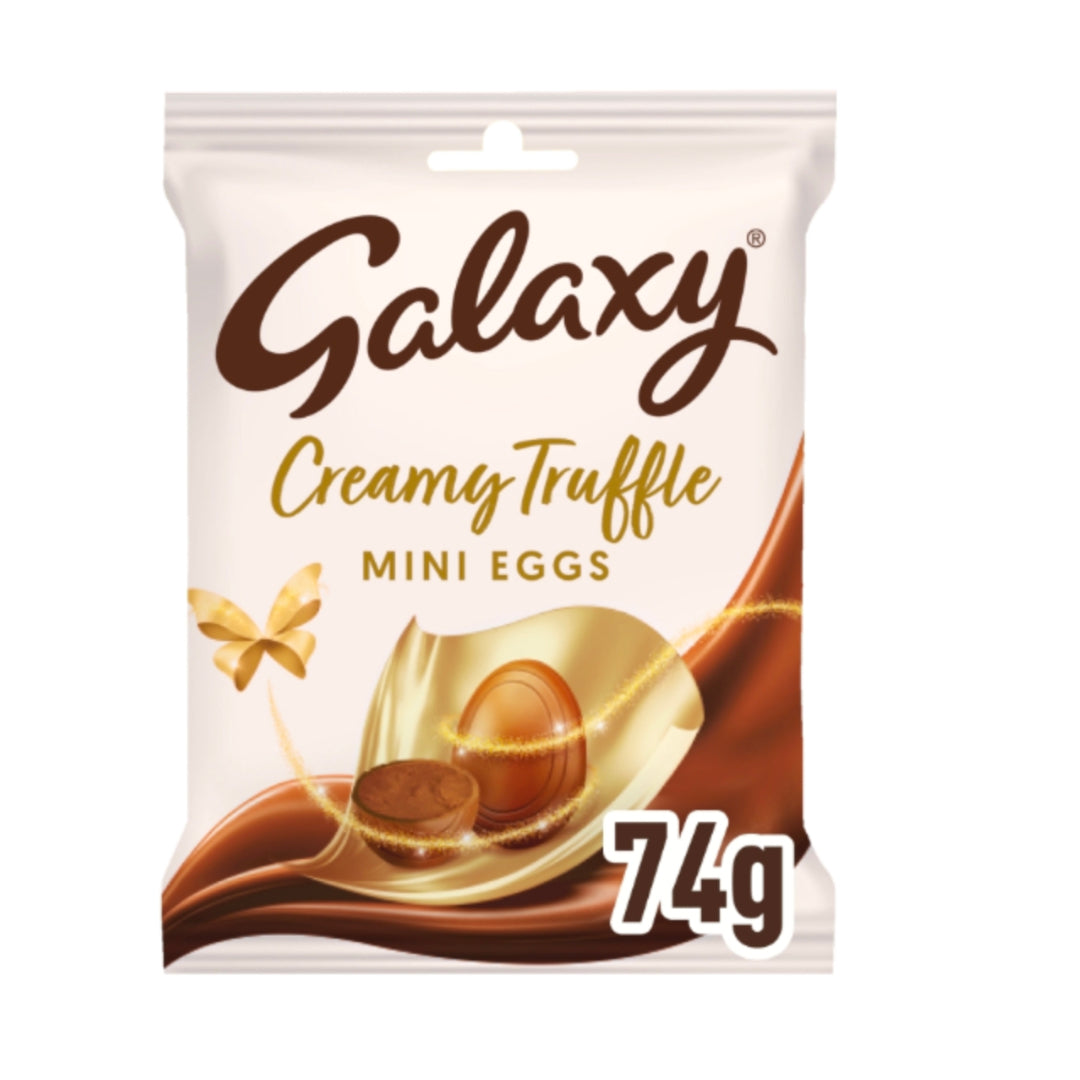 Galaxy Truffles Milk Chocolate Easter Mini Eggs Bag 80g