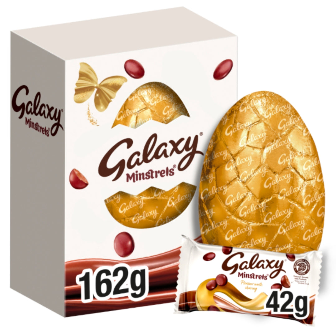 Galaxy Minstrels Milk Chocolate Easter Egg 162g L