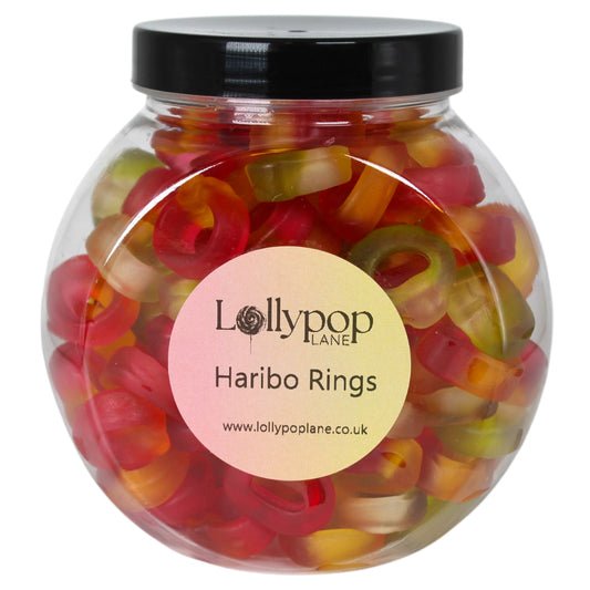 Haribo Friendship Rings Mini Sweet Jar - 400g