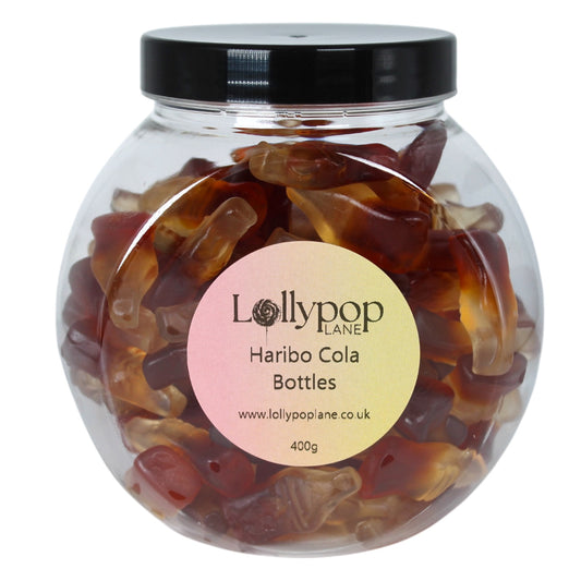 Haribo Cola Bottles Mini Sweet Jar - 400g