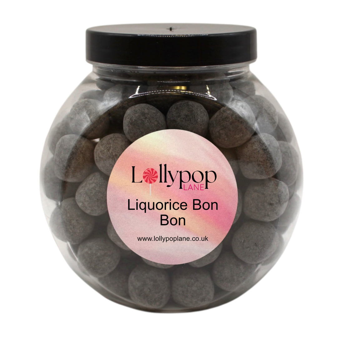 Liquorice Bon Bon Mini Sweet Jar
