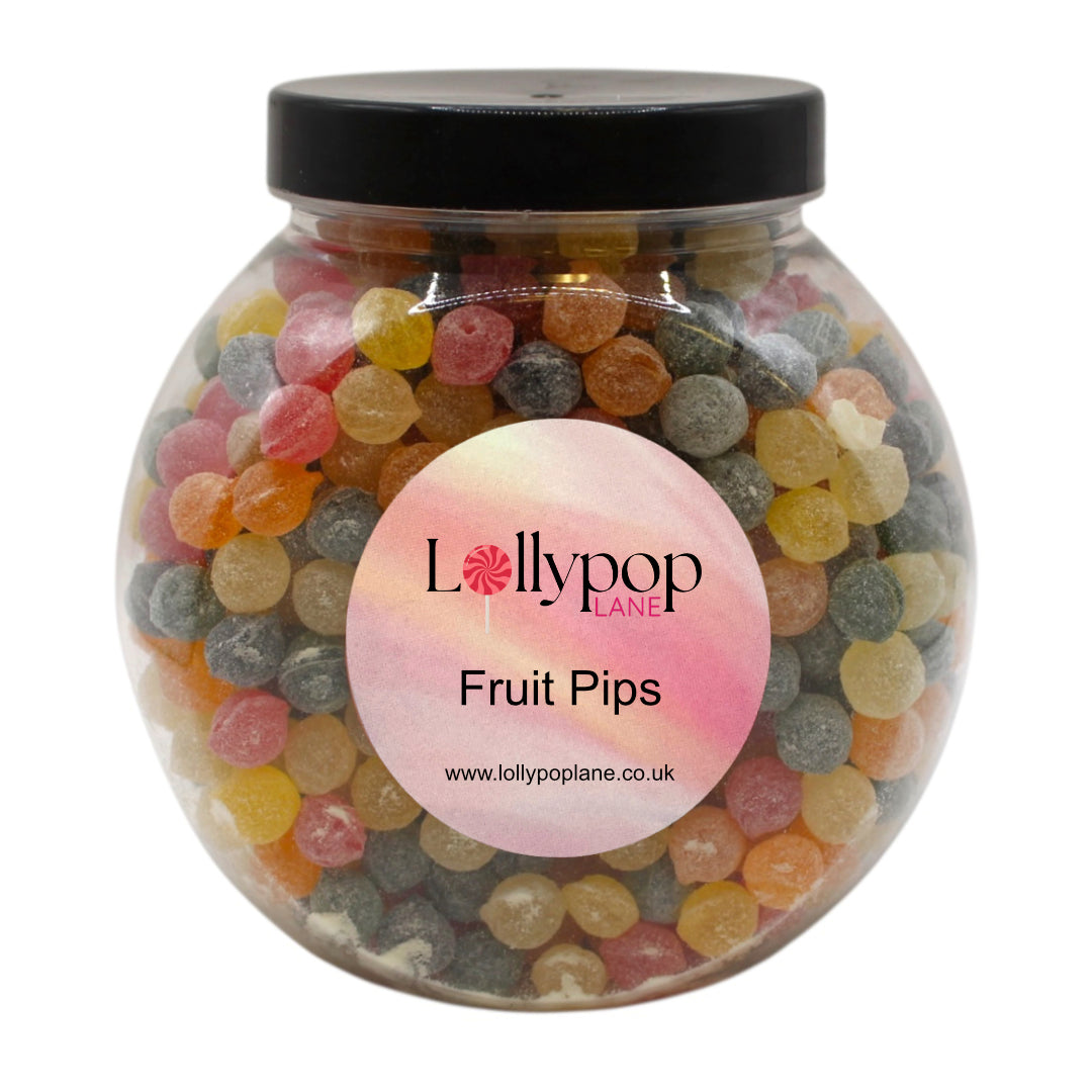 Lollypop Lane Fruit Pips Mini Sweet Jar