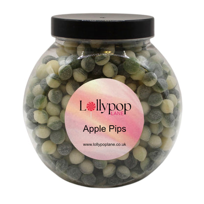 Lollypop Lane Apple Pips  Pips Mini Sweets Jar