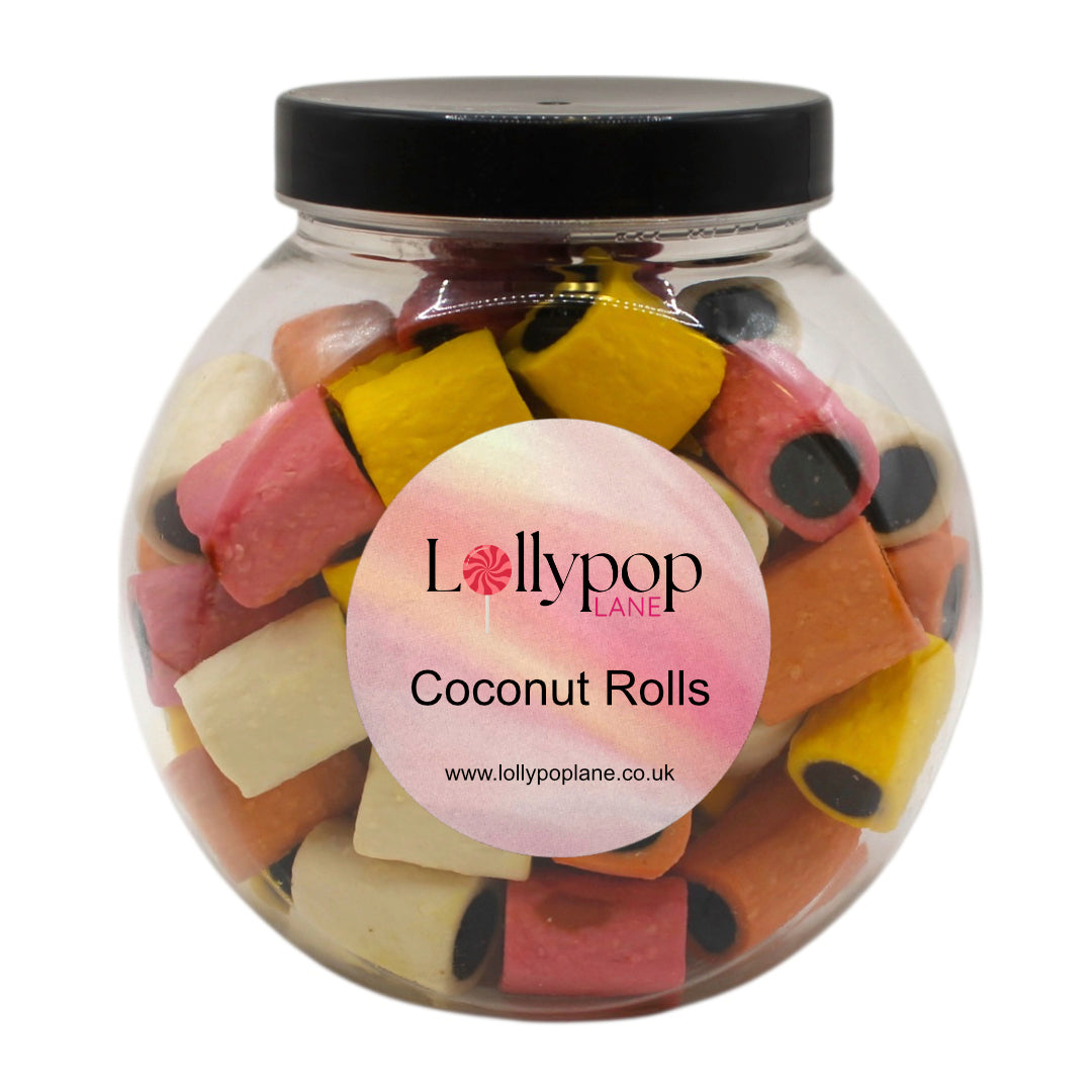 Coconut Rolls Mini Sweet Jar