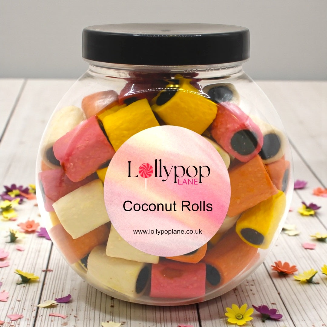 Coconut Rolls Mini Sweet Jar
