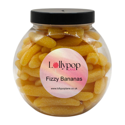 Gummy Fizzy Bananas Mini Sweet Jar