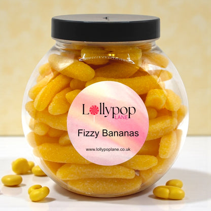 Gummy Fizzy Bananas Mini Sweet Jar