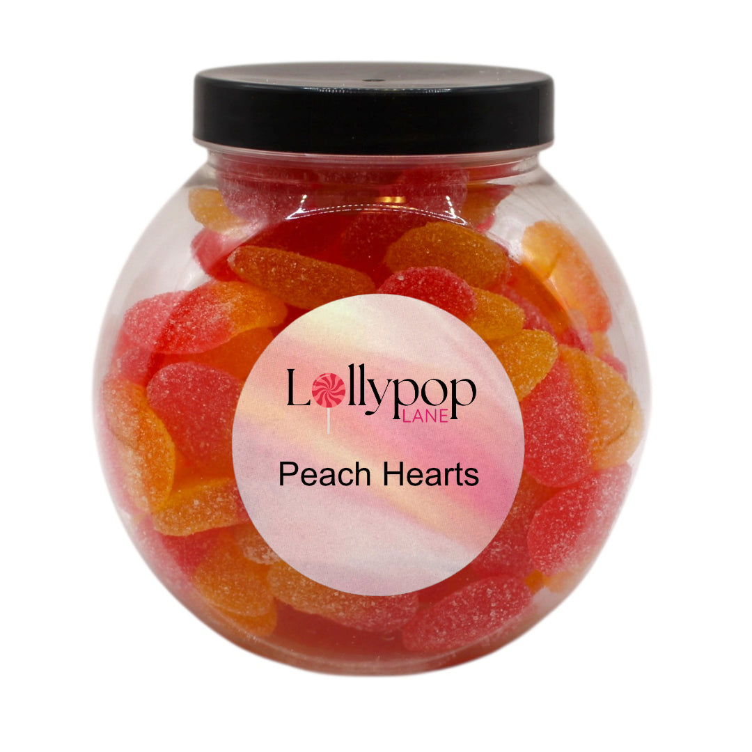 Vidal Peach Hearts Mini Sweet Jar