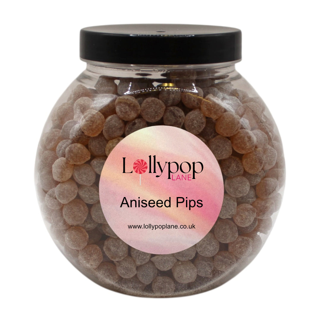 Aniseed Pips Mini Sweet Jar
