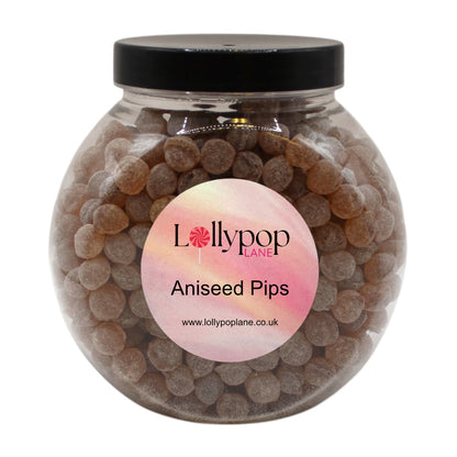Aniseed Pips Mini Sweet Jar