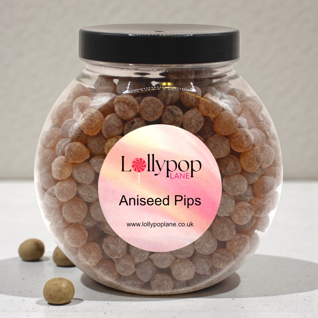 Aniseed Pips Mini Sweet Jar