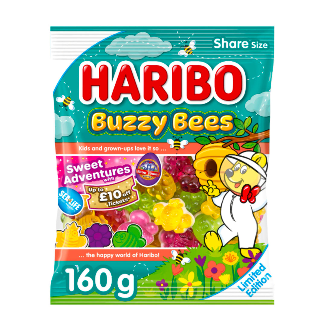 Haribo Limited Edition Buzzy Bees 160g