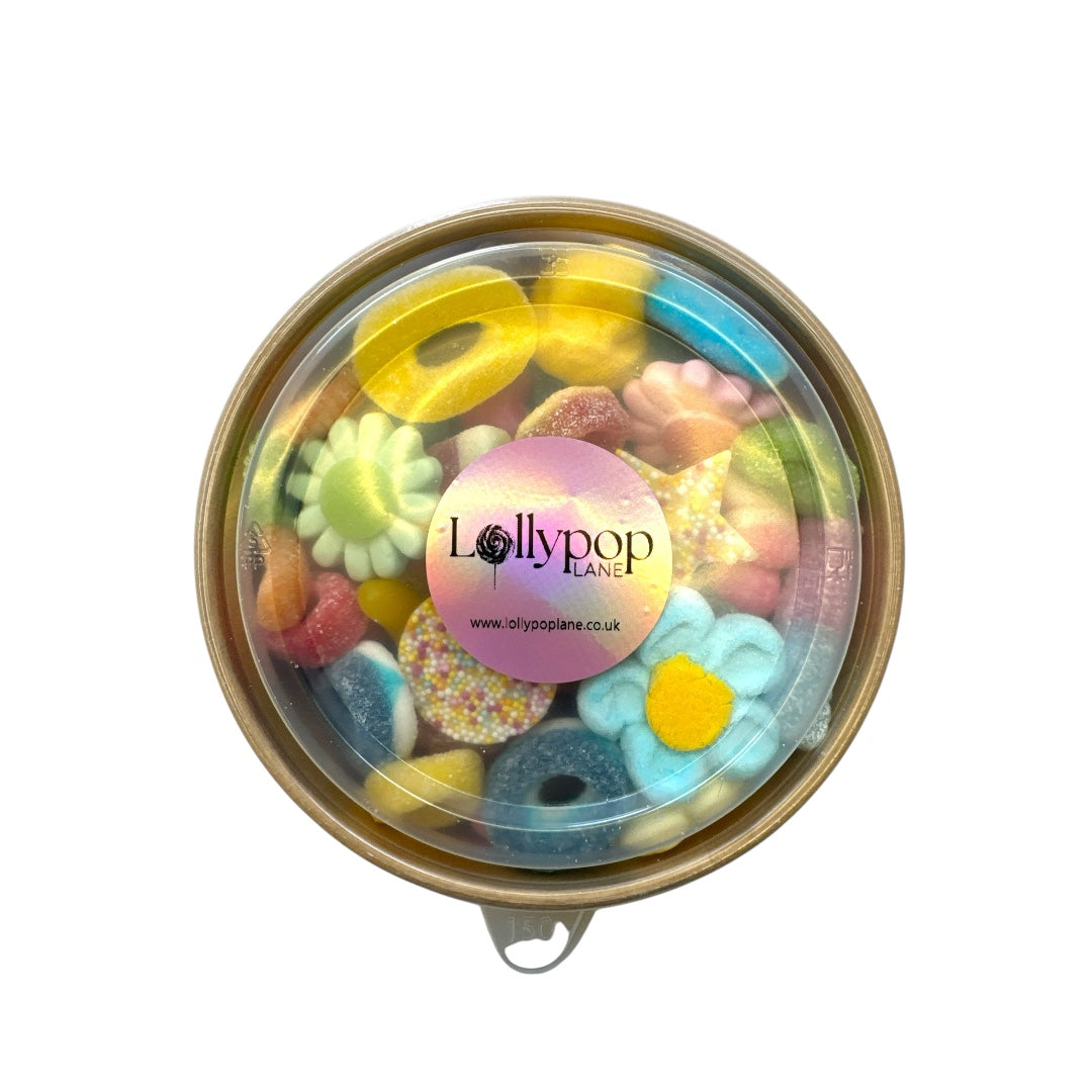 A bowl of pick n mix sweets