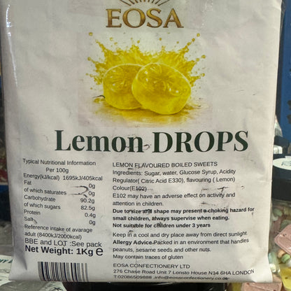 EOSA Lemon Drops Boiled Sweets