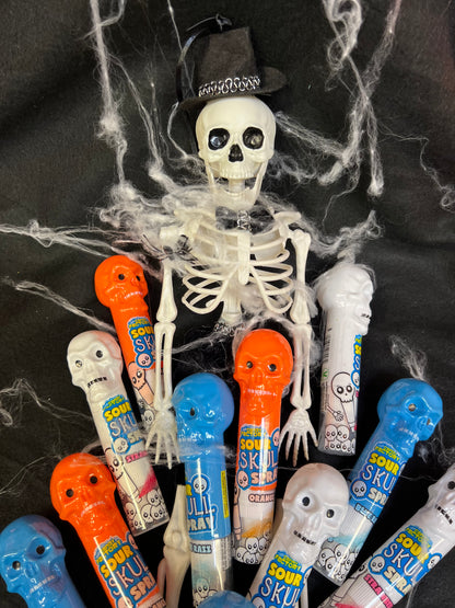 Halloween Crazy Candy Factory Sour Skull Sprays
