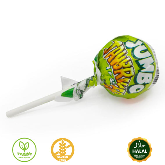 Jumbo Sour Apple Jawbreaker On A Stick - Lollypop Lane