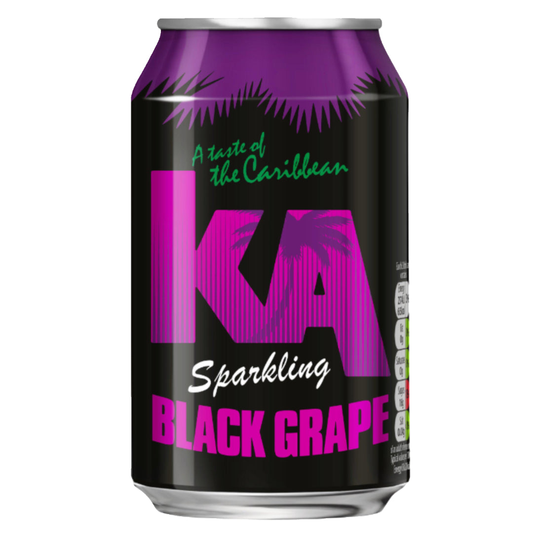 KA Sparkling Black Grape Juice Soft Drink 330ml
