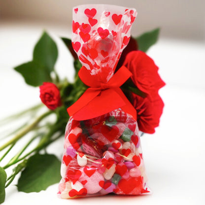 Valentine Sweet Bag with Red Lolly