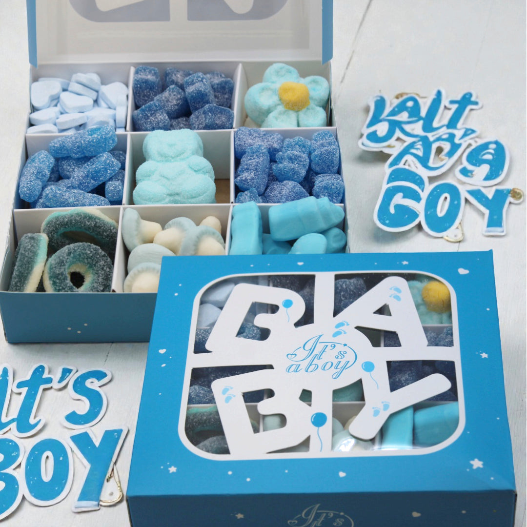 Baby Shower Pick n Mix Box for a Boy