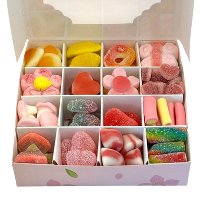 Mothers Day Pink Floral Sweet Box