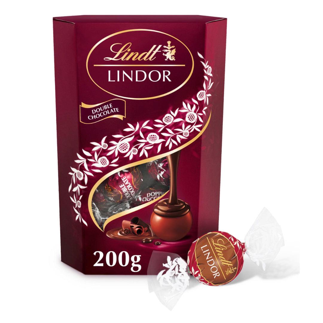 Lindt Lindor Double Chocolate Truffles 200g