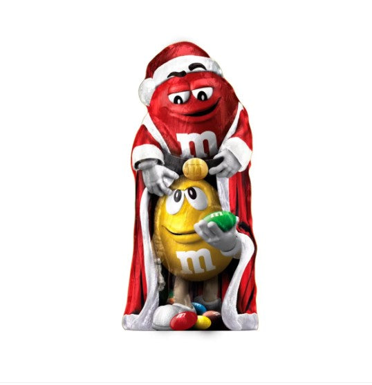 M&M’s Milk Chocolate Christmas Santa Shape with Mini Chocolate M&M’s 100g