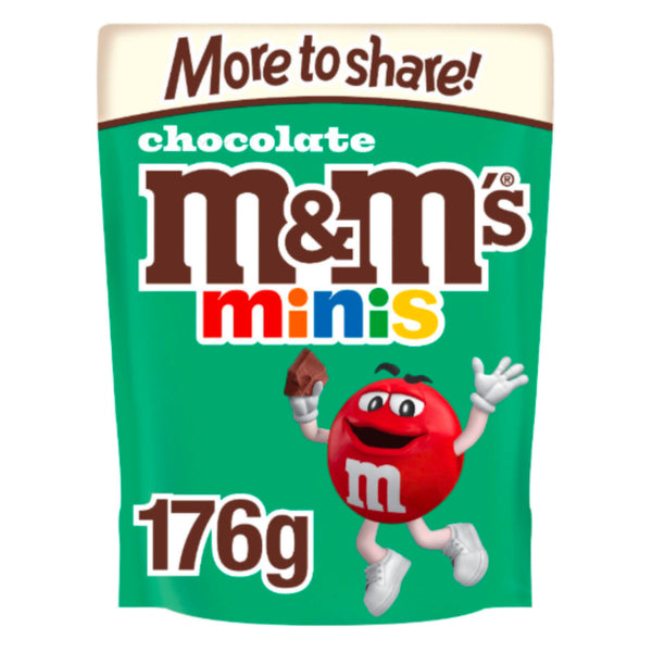 M Rasheed 176g M&M's Minis Milk Chocolate More To Share Pouch Bag 176g – Lollypop Lane