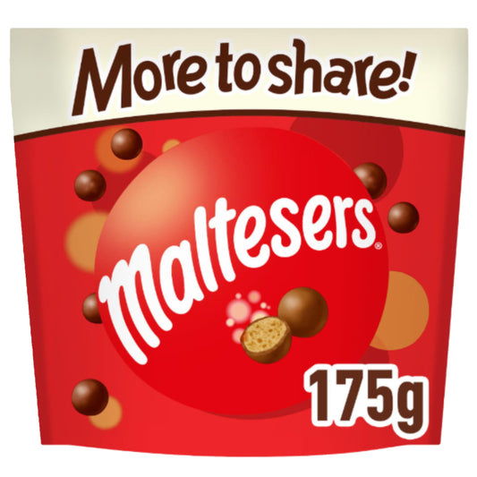 Maltesers Milk Chocolate & Honeycomb Sharing Pouch Bag Fairtrade 175g